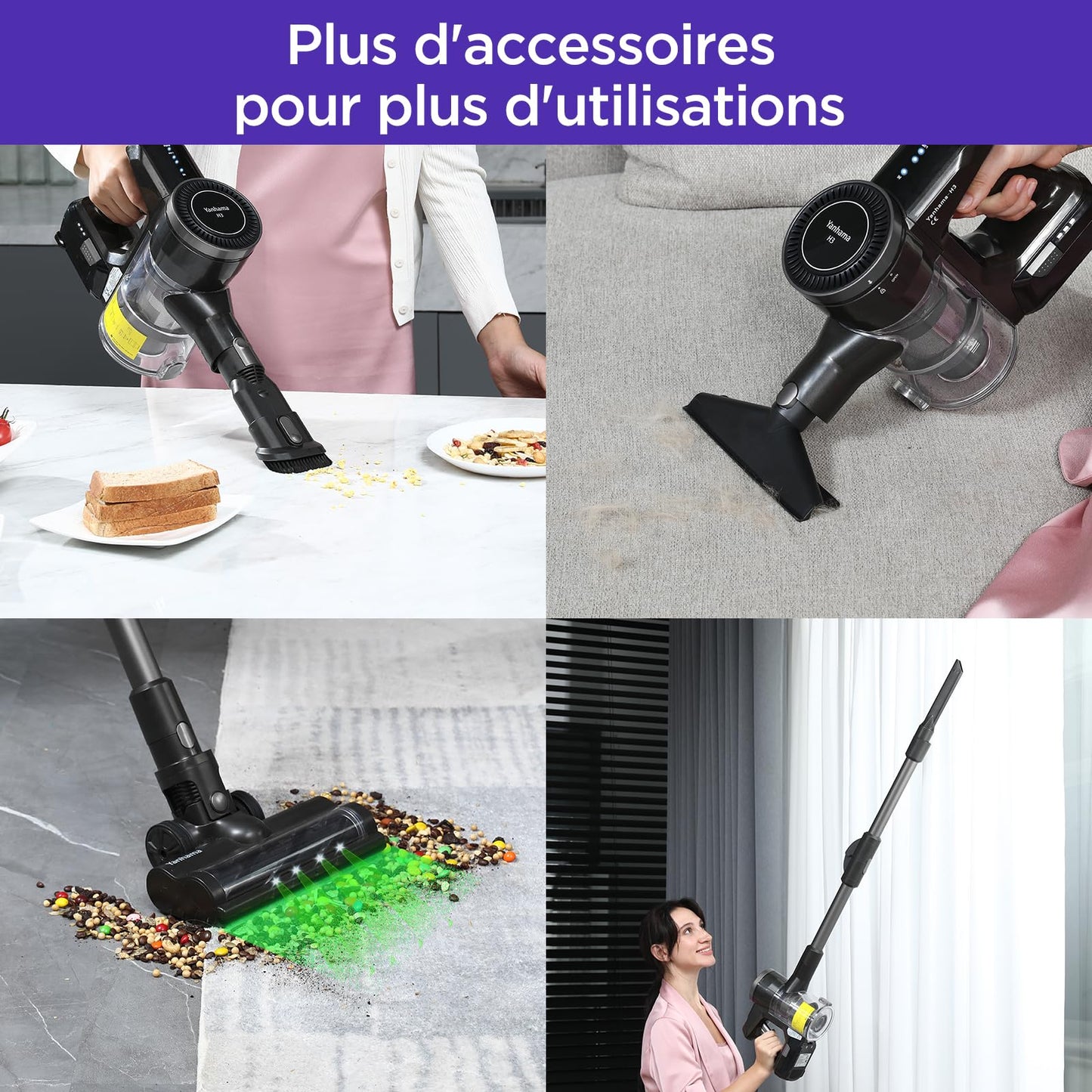 Electric Brooms for Home, Black
